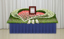 家族葬・一般葬（C）プラン（10尺生花祭壇）